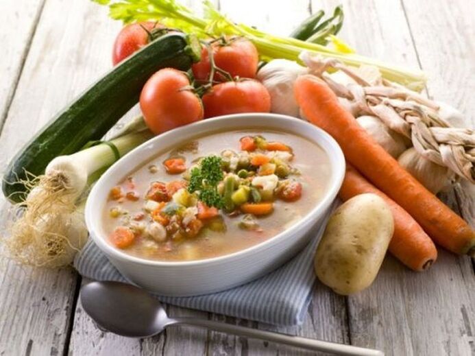sup sayur-sayuran untuk gastritis